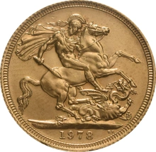 Pièce Souverain Or 1978