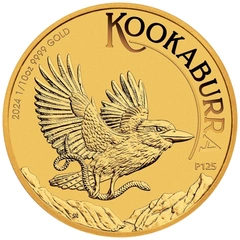 Pièce Kookaburra Or 1/10 Once 2024