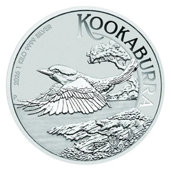 Pièce Kookaburra Argent 1 kg 2026