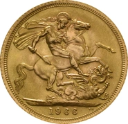 Pièce Souverain Or 1966