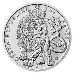 Pièce en argent Czech Lion 2026 1 oz