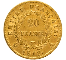 Pièce 20 Francs Or 1812 Napoléon I A