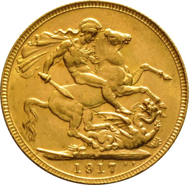 Pièce Souverain Or 1917 (P)