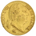 20 Francs en or - Louis XVIII Tête Nue 1818 W