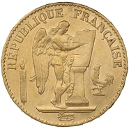 Pièce 20 Francs Or Génie 3ème République 1876 A