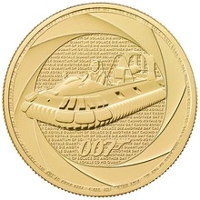 2025 Six décennies de 007, le Bond des années 2000 Pièces d'or 1oz