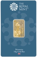 NOUVEAU Lingot d'Or 10g Royal Mint Britannia
