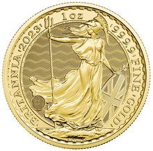 Pièce Britannia Or 1 Once 2023 Charles III