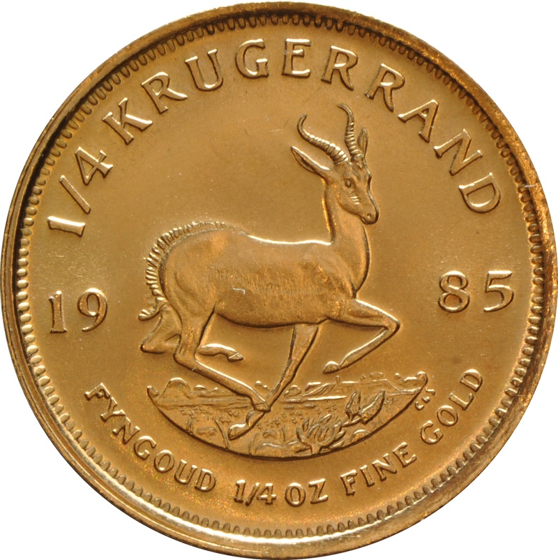 Krugerrand Or 1/4 Once 1985