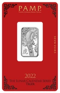 Lingot d'Argent 10g Pamp 2022 Année du Tigre