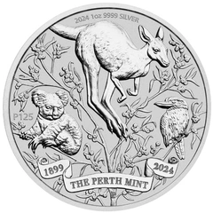Pièce Perth Mint Argent 1 Once 125ème Anniversaire 2024