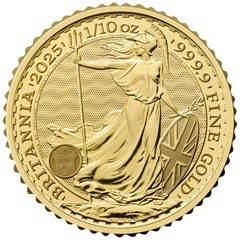Pièce Britannia Or 1/10 Once 2025