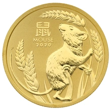 Pièce Perth Mint Lunar Or 1/2 Once Meilleur Rapport Qualité-Prix