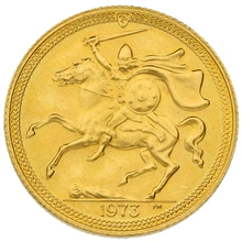 Pièce Souverain Or Île de Man dans un Coffret Cadeau 