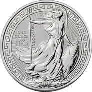 Pièce Britannia Argent 1 Once 2018 Bordure Orientale