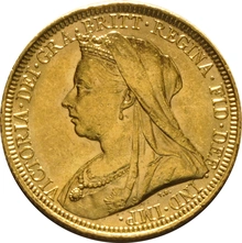 Pièce Souverain Or 1893 (S)