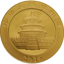 Pièce Panda Or 30g 2016