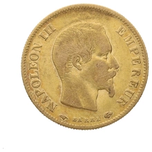10 Francs Or Napoléon III Tête Nue Notre Choix (1854-1860)