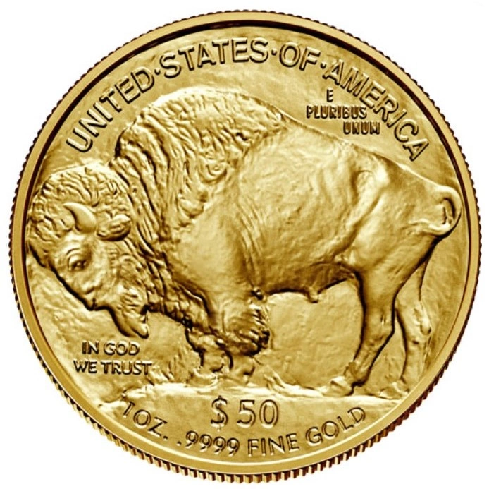 Pièce 50 Dollars Or American Buffalo 1 Once 2023