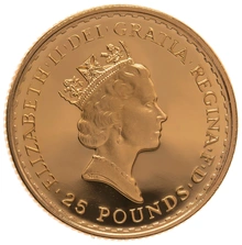 Pièce Britannia Or 1/4 Once 1987 BE