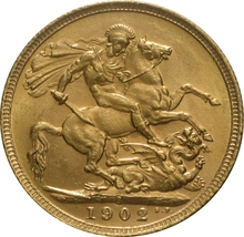 Souverain Or 1902 Edouard VII S