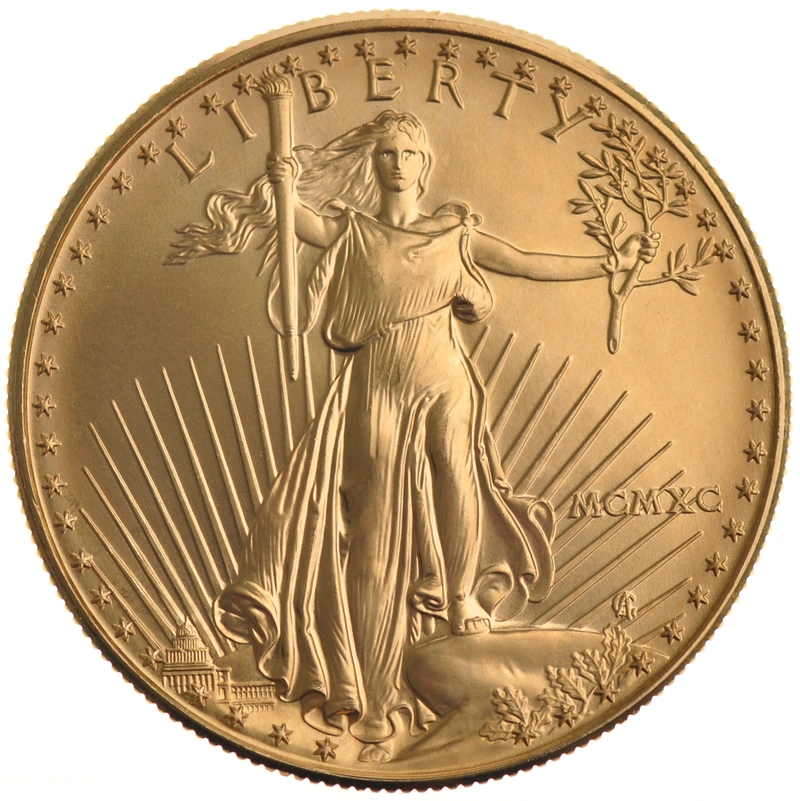 Pièce 50 Dollars Or American Eagle 1 Once Notre Choix