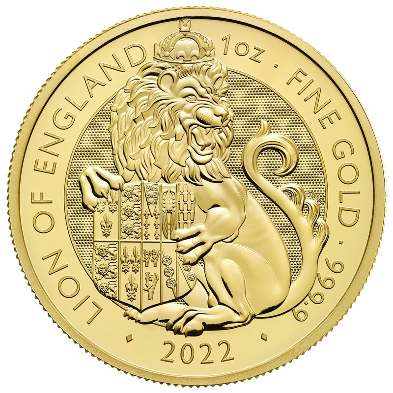 Tudor Beasts Lion d'Angleterre Or 2022