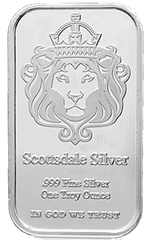Lingot d'Argent 1 Once Scottsdale