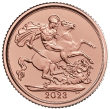 Piéce Or 1/4 Souverain 2023