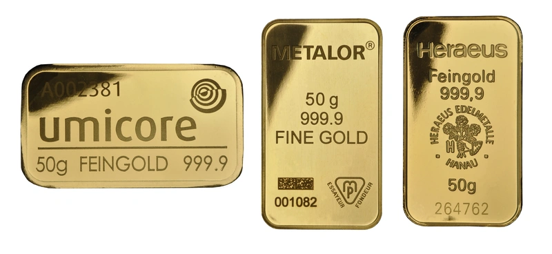 Lingot d'Or 50g Notre Choix Occasion