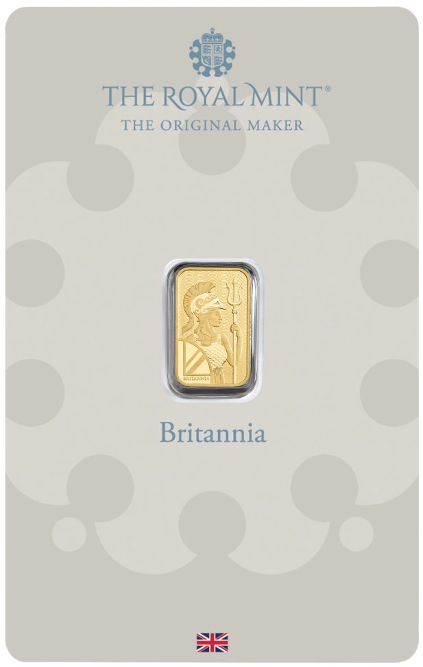 Lingot d'Or 1g Royal Mint Britannia