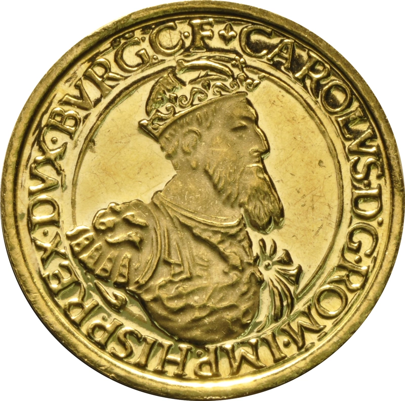 Pièce 50 Ecus Or Belges 1987