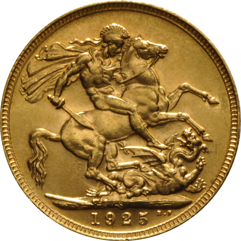 Pièce Souverain Or 1925 Georges V S