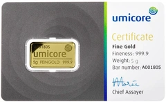 Lingot d'Or 5g Umicore