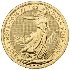 Pièce Britannia Or 1 Once 2026