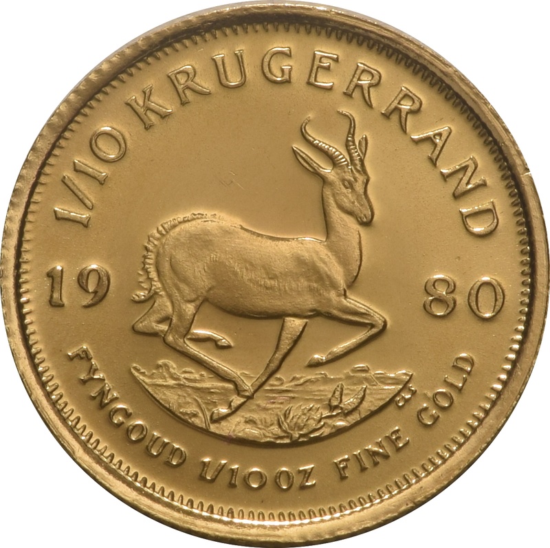 Krugerrand Or 1/10 Once 1980
