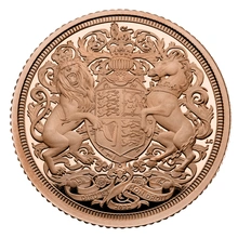 Pièce Souverain Or 2022 Commémorative Reine Elisabeth II BE Piéfort