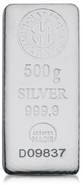 Lingot d'Argent 500g Nadir