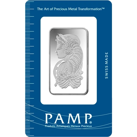Lingot d'Argent 1 Once Pamp