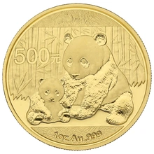 Pièce Panda Or 1 Once 2012