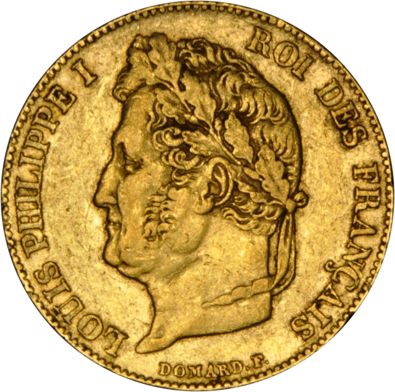 Pièce 20 Francs Or Louis-Philippe Tête Laurée Notre Choix 1832 à 1848