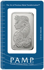 Lingot d'Argent 1 Once Pamp
