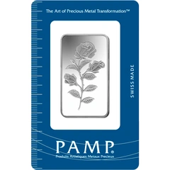Lingot d'Argent 1 Once Pamp Rosa