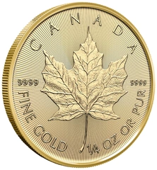 Pièce Maple Leaf Or 1/4 Once 2026