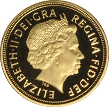 Demi Souverain Or 2008 (Finition Particulière)