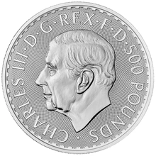 Pièce Britannia Argent 1 Kg 2024