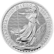 Pièce Britannia Argent 1 Kg 2025
