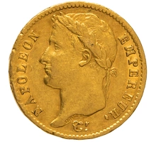 Pièce 20 Francs Or Napoléon I Tête Laurée 1811 A