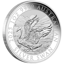 Pièce Cygne Australienne Argent 1 Once 2025