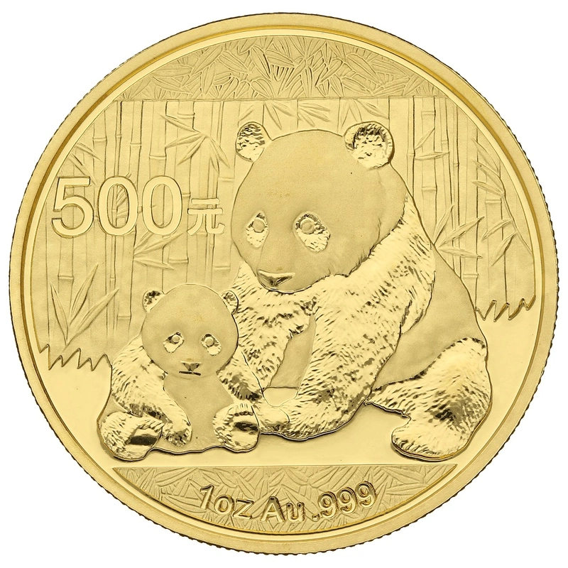 Pièce Panda Or 1 Once 2012